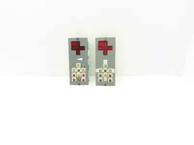PressTech Controls 7602-9970-00D 7602-996D Control Display Panel Lot of 2