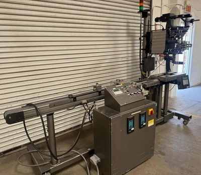 CTM Label Applicator Printer Norwood RS-1100 360 Labeler Labeling System