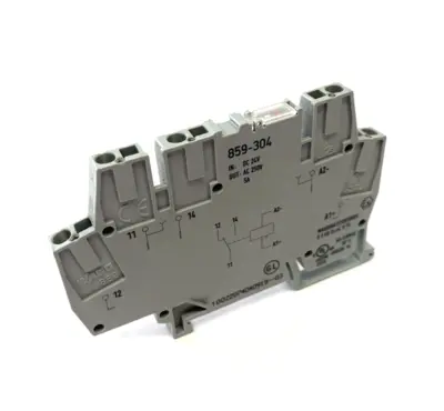 Used WAGO Relay Terminal Module 1-Changeover Contact, Red Indicator Relays & Switches Michigan US | Maverick Industrial Sales #1396976