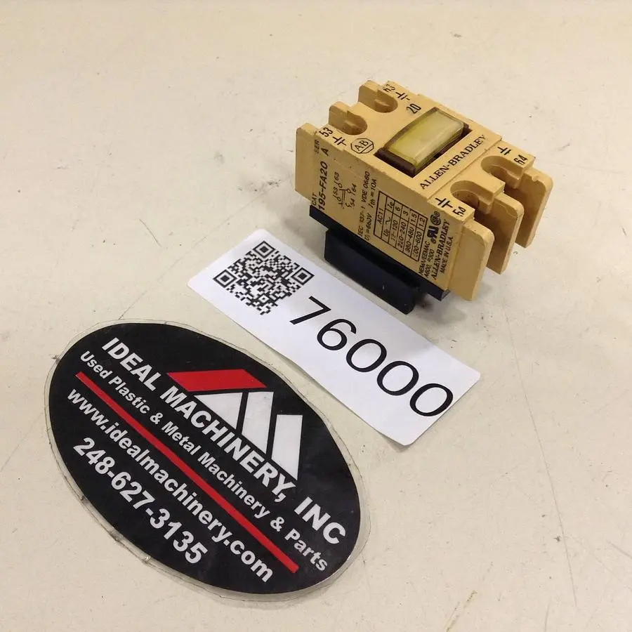 USED ALLEN BRADLEY 195-FA20 SER A