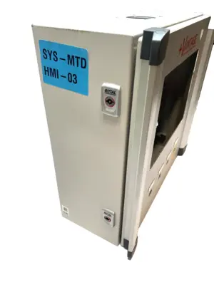 USED RITTAL INDUSTRIAL ENCLOSURE AX SERIES W/ HANDLE STRIPS