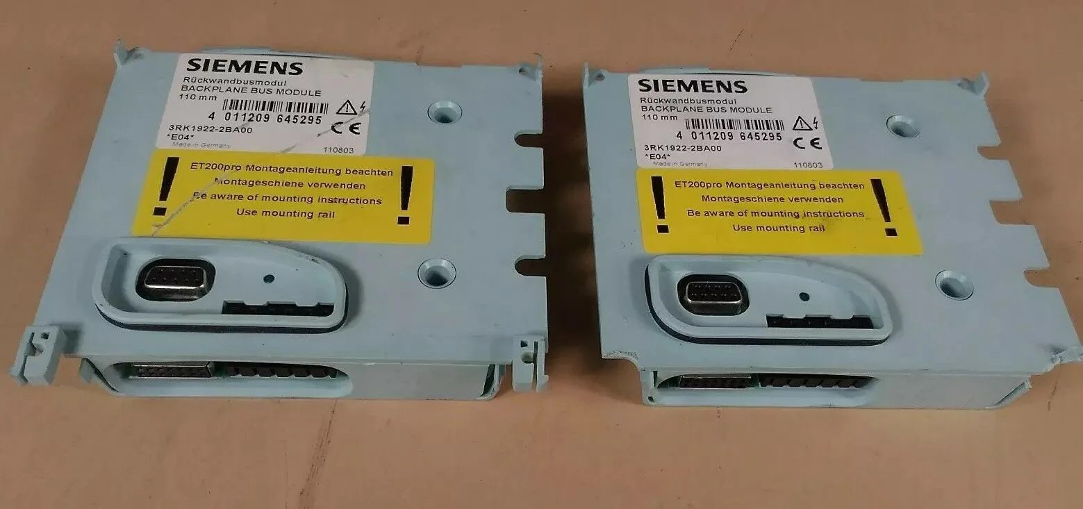 SIEMENS 3RK1922-2BA00 Backplane Bus Module 4E-8