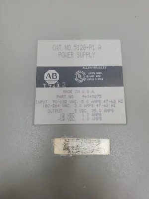 Used Allen-Bradley 5120-P1 PLC Power Supplies South Carolina US | Palmetto Automation #1157799