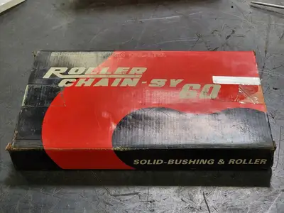 Riveted Roller Chain ANSI 60, 10FT, 3/4" Pitch