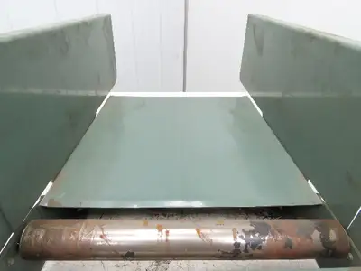 Hytrol 18" Belt Conveyor Incline to Horizontal Nose-Over Transition Leg 36"L