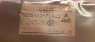 Used SIEMENS 6ES5441-7LA11 Industrial Controls Ohio US | Surplus Asset Holdings #1236844