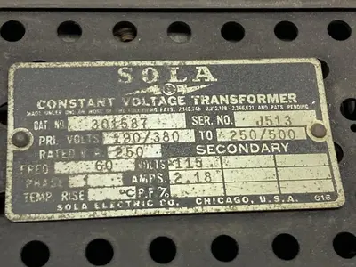 USED SOLA 301587