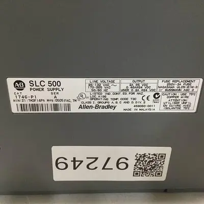 USED ALLEN BRADLEY 1746-P1 SER A / 1746-A4 SER B