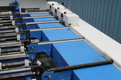 Ultimizers S-Transfer Lateral Infeed for Optimizing Saw