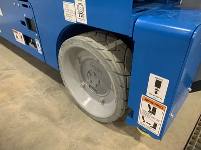 New | in-Stock 2026 GENIE GS-3232 E-DRIVE ELECTRIC SCISSOR LIFT Scissor Lifters Alberta CA | Adcock Equipment #1417629