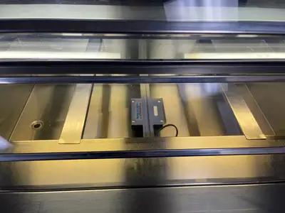 Used ColorPoint Used 50" Colorpoint 50-CFMA 3 Pan Refrigerated Salad Bar with Sneeze Guards 120V Food Displays Illinois US | Falcon Restaurant Supply #1375715