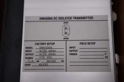 New In Box Wilkerson Instrument DM4300A DC Isolated Transmitter STOCK H583A