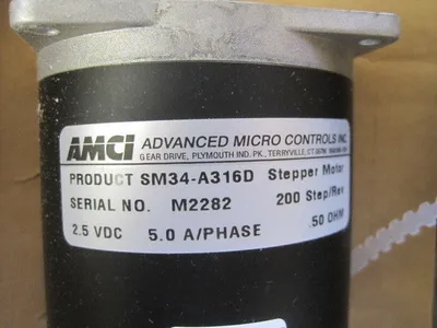 NEW ADVANCED MICRO CONTROLS SM34-A316D STEPPER MOTOR