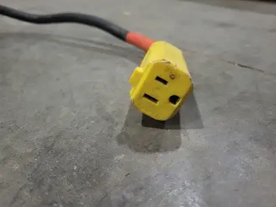 152 ft Power Extension Cord NEMA 5-15 Plug and Receptacle