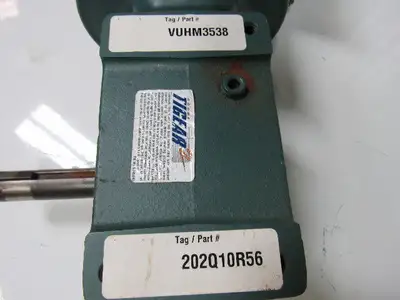 Baldor Tigear VUHM3538/202Q10R56 .5 HP 1740 RPM 3 PH 230/460V Gear Motor