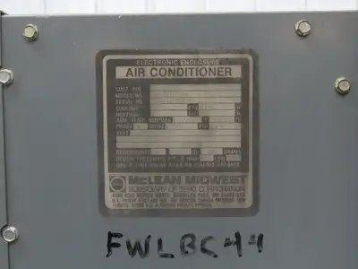 Mclean Midwest 36-0616-136 Electrical Enclosure Air Conditioner AC 6000 BTU 115V