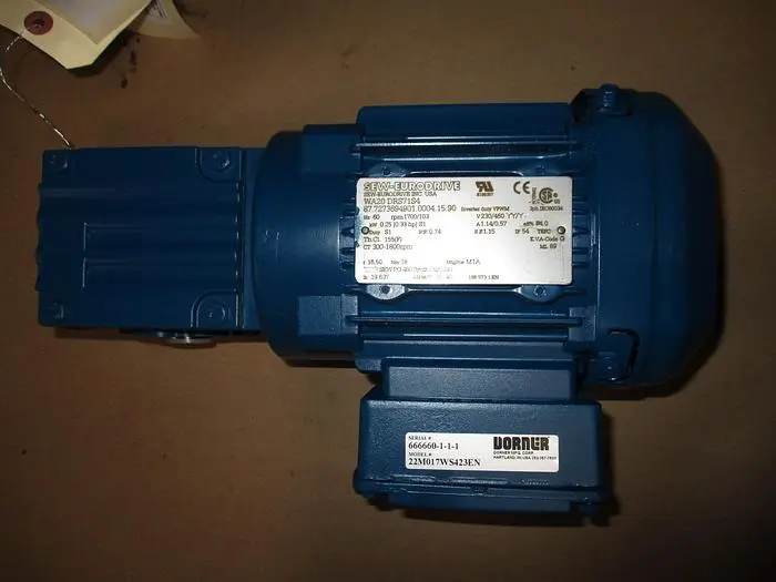 Used DORNER 22M01WS423EN Motors (misc) | Pruitt Machinery #716024