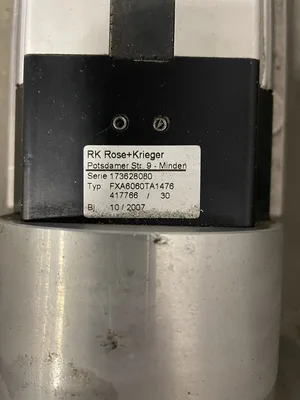 RK Rose+Krieger Linear Actuator FXA6060TA1476 417766 / 30 0.37kW 208-230/460V