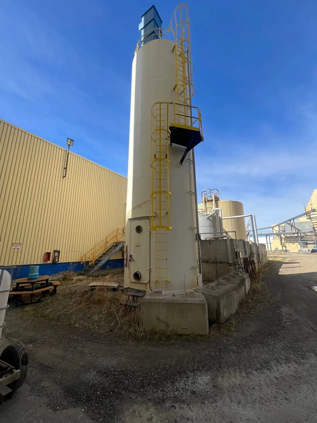 40ft., 100-Ton Carbon Steel Mixing Silo