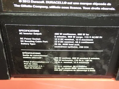 Used DURACELL POWERPACK 600 Miscellaneous MRO Ohio US | HGR 24 #776255