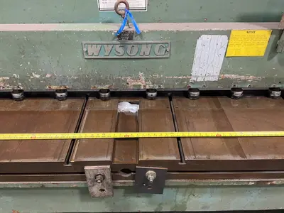 Used WYSONG AND MILES CO. 1610 Power Squaring Shears (Gauge) Ohio US | HGR 24 #1520787