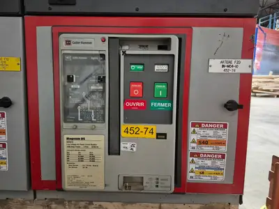Magnum DS 600V 3200A 65kA Switchgear Lineup w/ MDS616 & MDS632 Breakers