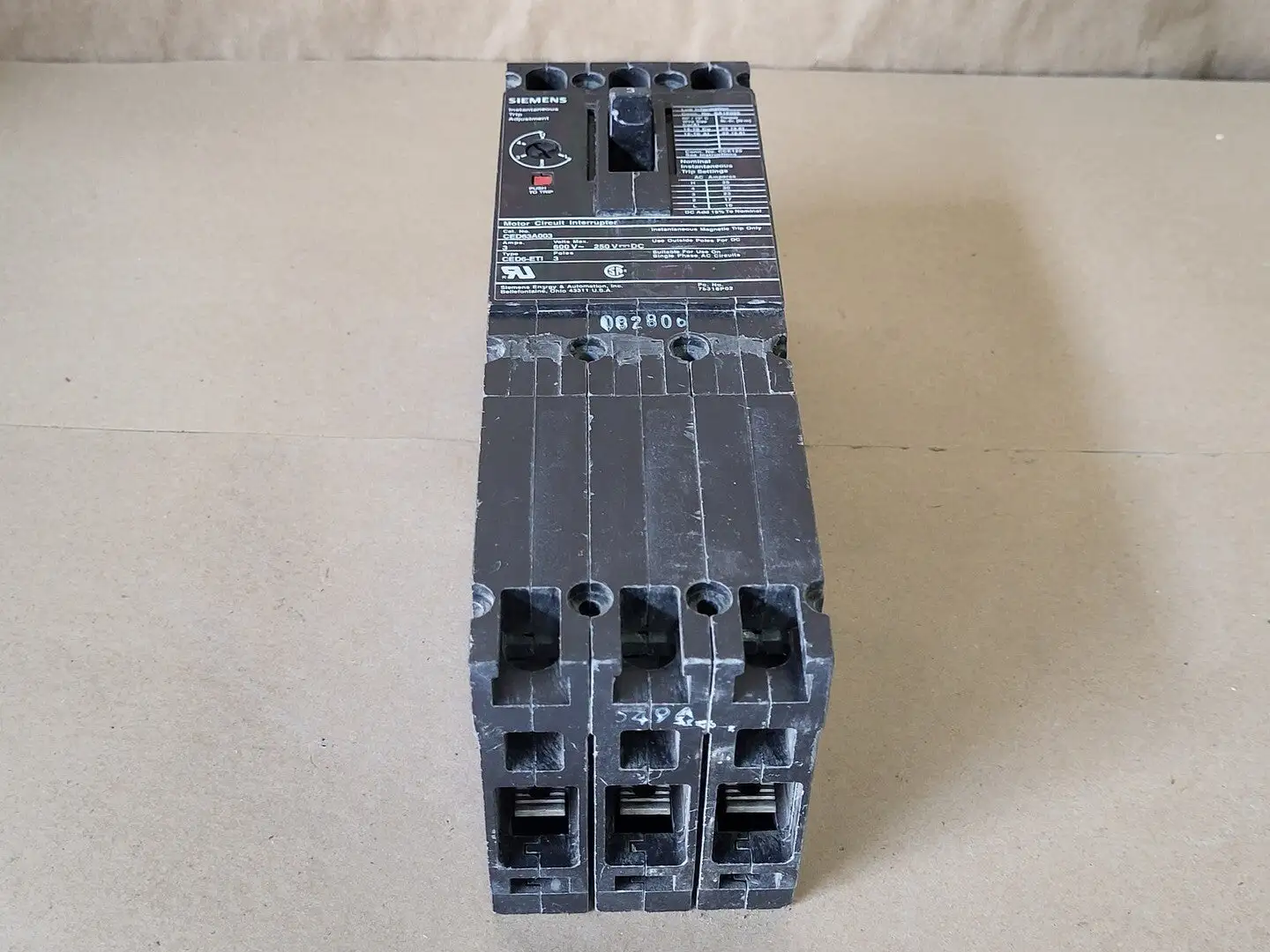 USED SIEMENS CED63A003