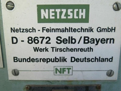 USED NETZSCH Does Not Apply
