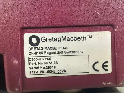 Gretag D200 II, Boxed 3246 / 36.51.03 117V 50/60Hz 55Va Ch-8105 (12.4.8)