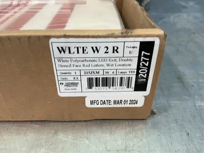 Used LITHONIA LIGHTING WLTE W 2 R Lighting Ohio US | HGR 24 #1276882