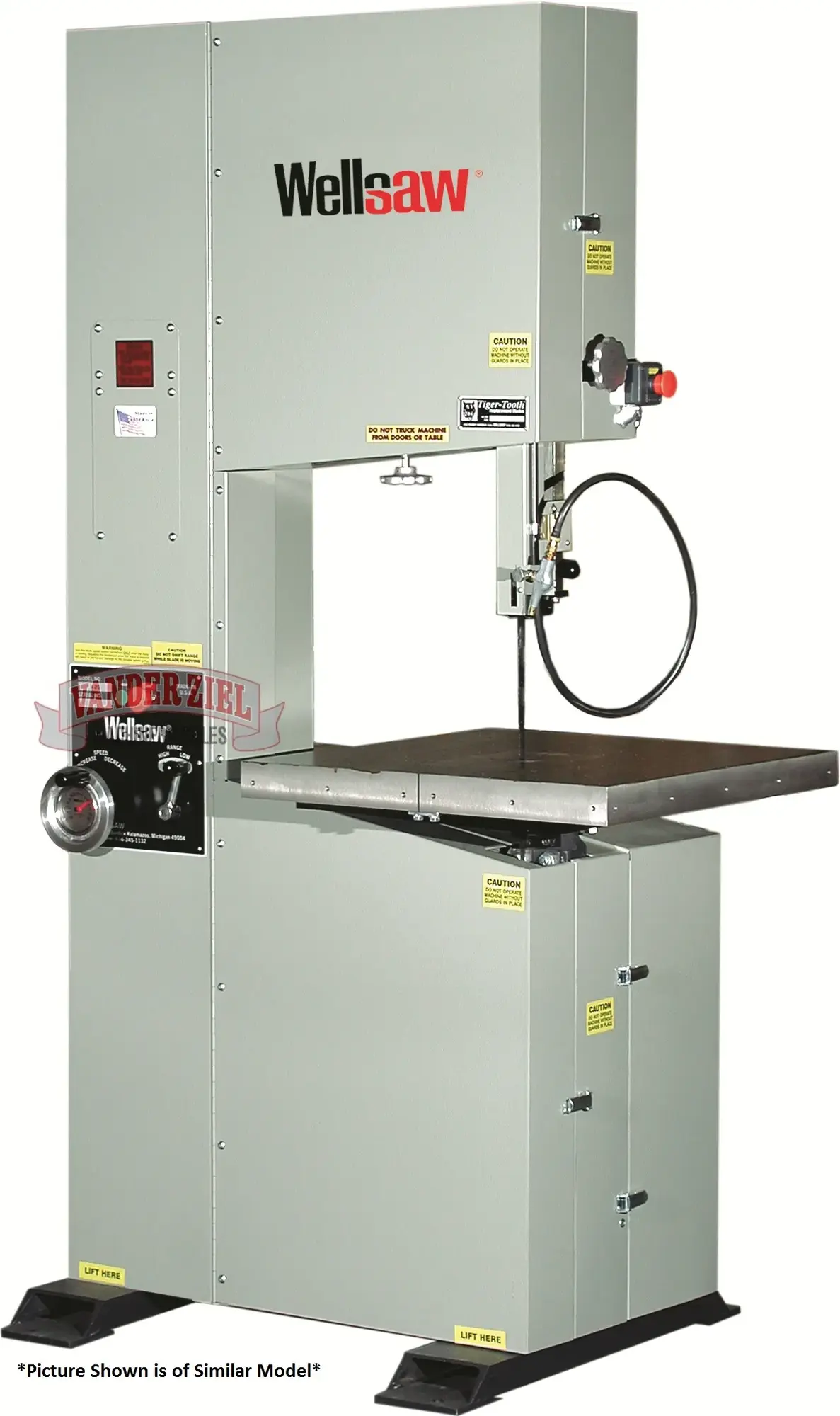 New | in-Stock WELLSAW V-20-24 Vertical Band Saws Michigan US | Vander Ziel Machinery Sales #480387