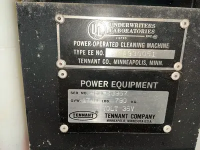 Used TENNANT 480EE Material Handling (misc) Ohio US | HGR 24 #1513500