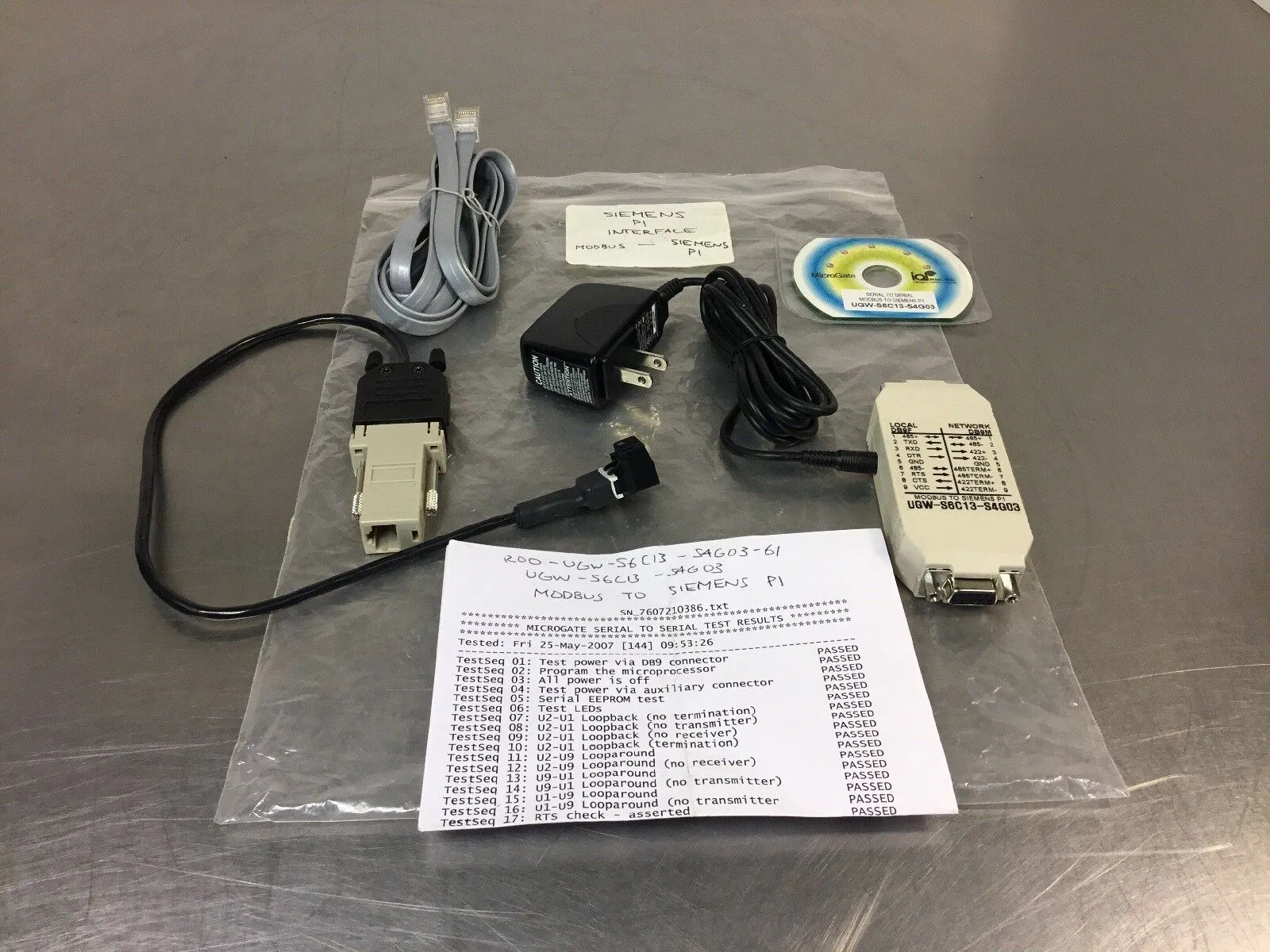 MicroGate / Siemens P1 Interface To Modbus UGW-S6C13–S4G03 Loc.3A