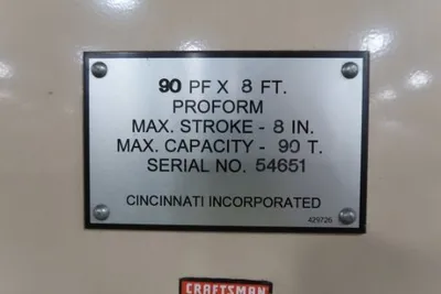 2010 CINCINNATI-INC 90PFX8FT Brakes (Press Brakes) | Mohawk Machinery (12)