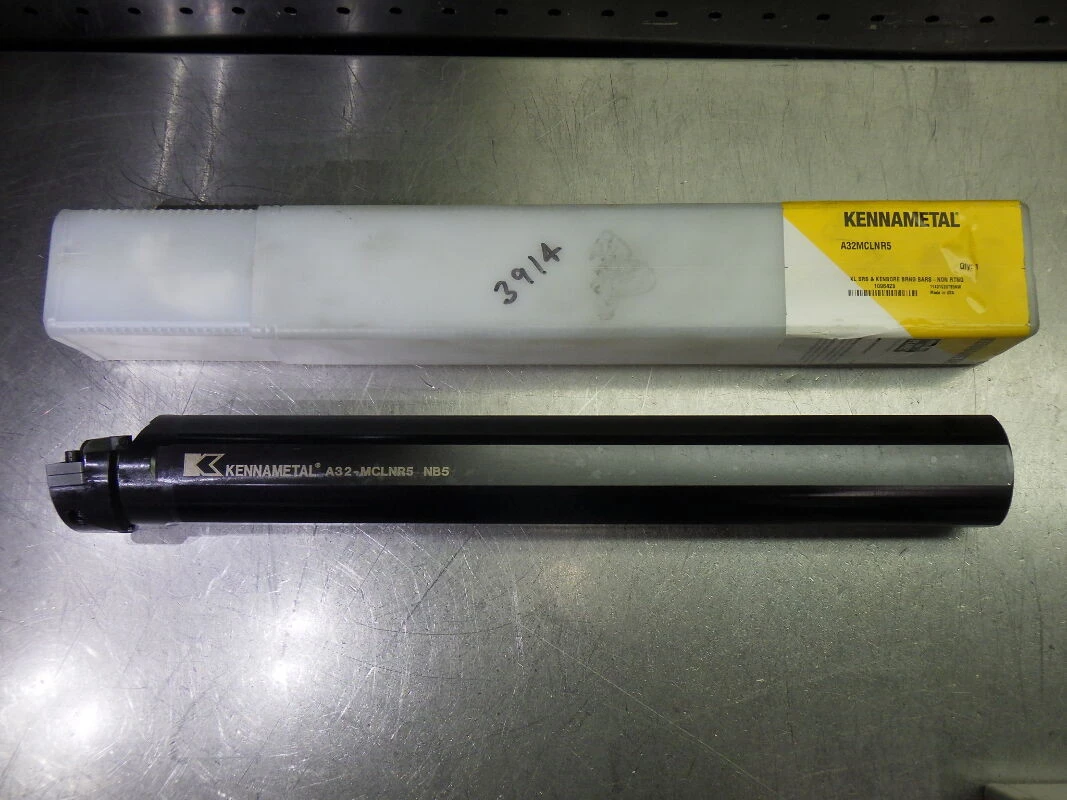 Kennametal Coolant Thru Indexable Steel Boring Bar 2" Shank A32MCLNR5 (LOC1982A)