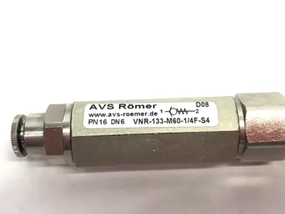 Used AVS Romer Non-Return Valve, Female Threaded Pump & Valve Parts Michigan US | Maverick Industrial Sales #1390733
