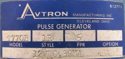 NEW AVTRON T770B PULSE GENERATOR T770B-1R-5