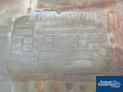 USED Lowe-Mar 100 Gallon Lowe-Mar Stannic Tank