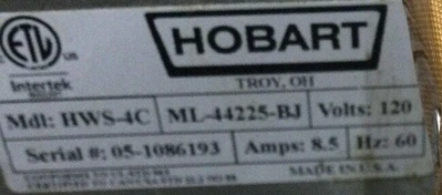 167-0263 Hobart HWS-4 w/ Access Printer CPU Scale EPCP-3WM & EPP-3