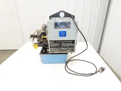 Vektek Vector Flo Hydraulic Manual Workholding Pump Power Pack 2.5gal 5000psi