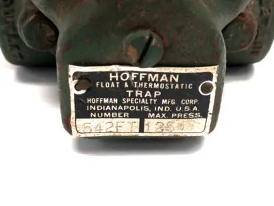 542FT | Hoffman Float & Thermostatic  Thermostatic Radiator Trap 3/4"-1" 0-125psi - New Other