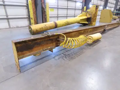 1/4 Ton 500 Lb Free Standing Jib Crane 20' Span 12' Height Under Beam