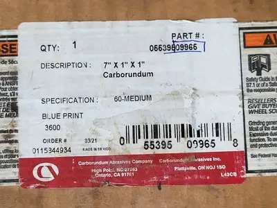 NEW 2021 CARBORUNDUM ABRASIVES INC 05539509965
