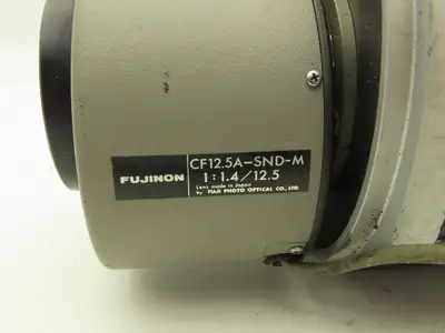 Motorola Mocam Vintage Surveillance Camera with Fujinon Lens CF12.5A-SND-M