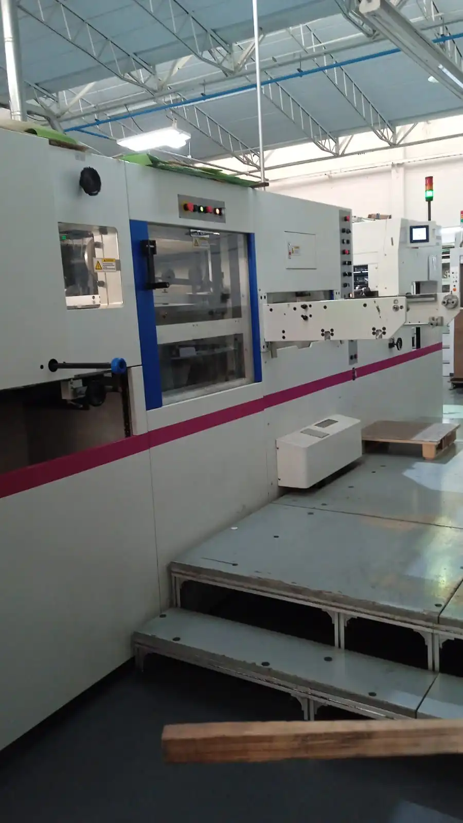 USED 2014 MASTERWORK ECOPRESS MK1050E DIE CUTTER WITH STRIPPING