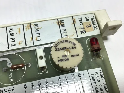 Westinghouse 75AU331/00 Front Terminal Alarm Contact Programming Board