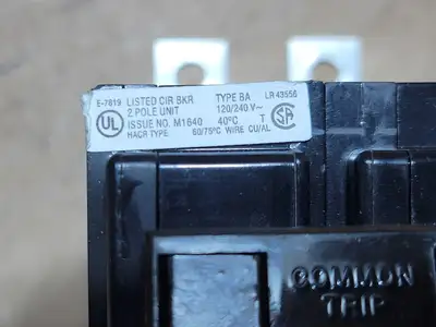 USED CUTLER-HAMMER TYPE BA