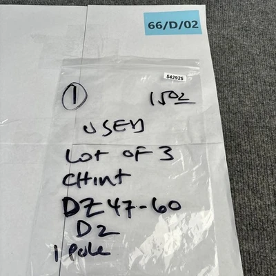 Used Chint DZ47-60 D2 Misc Industrial Equipment California US | Davliegogo LLC #1716422