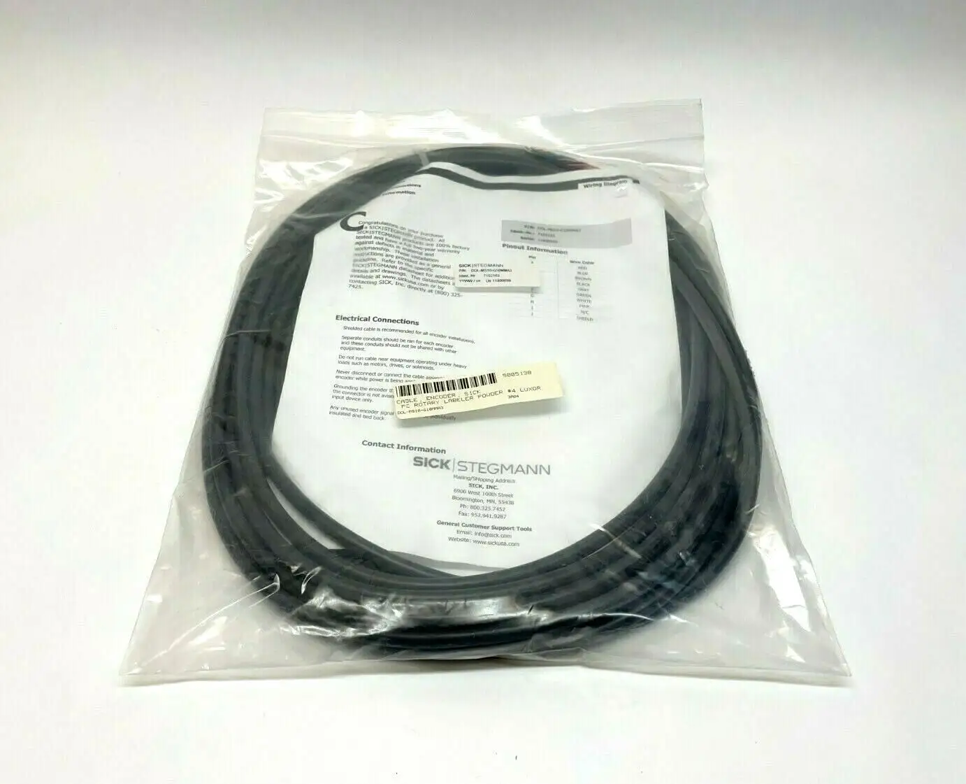 DOL-MS10-G10MMA3 | Sick  Encoder Cable, 7102163 - New