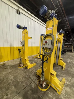 80,000 LBS X 4 LIFTS WHITING MODEL #SCM-100F.4 PORTABLE LIFT JACKS, 2015: STOCK #23684